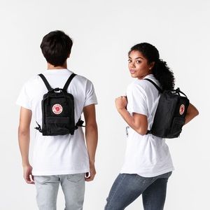 Fjallraven Kanken Mini Backpack in Black